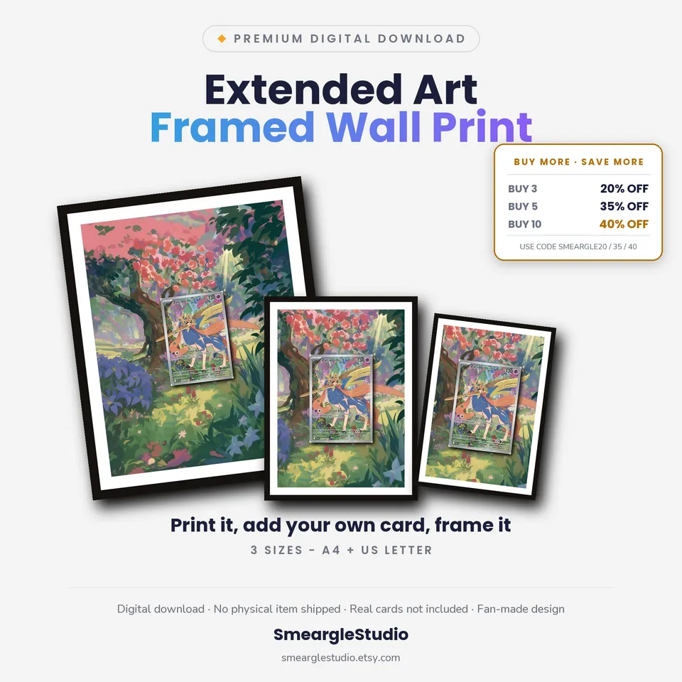 Zacian frame print