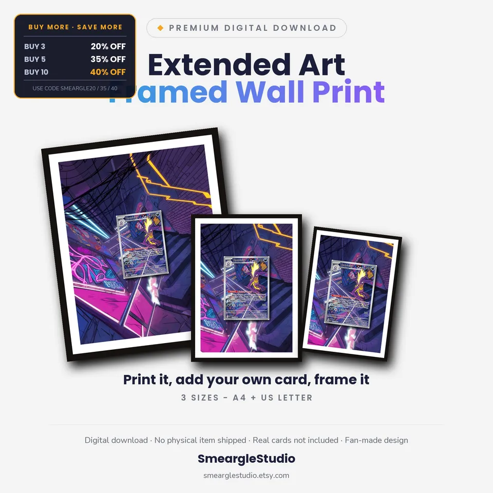 Toxtricity frame print