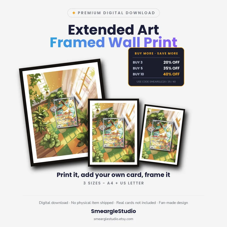 Eevee frame print