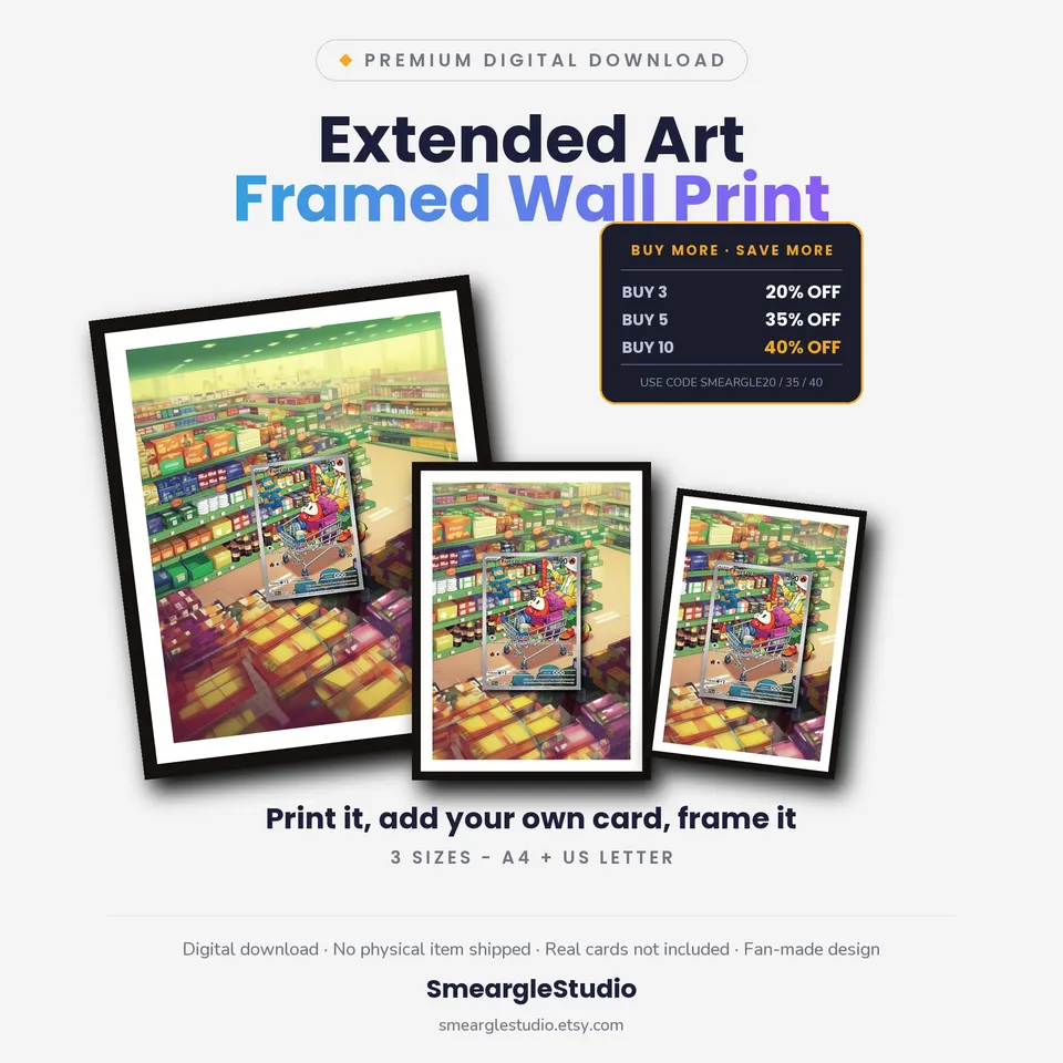 Fuecoco frame print