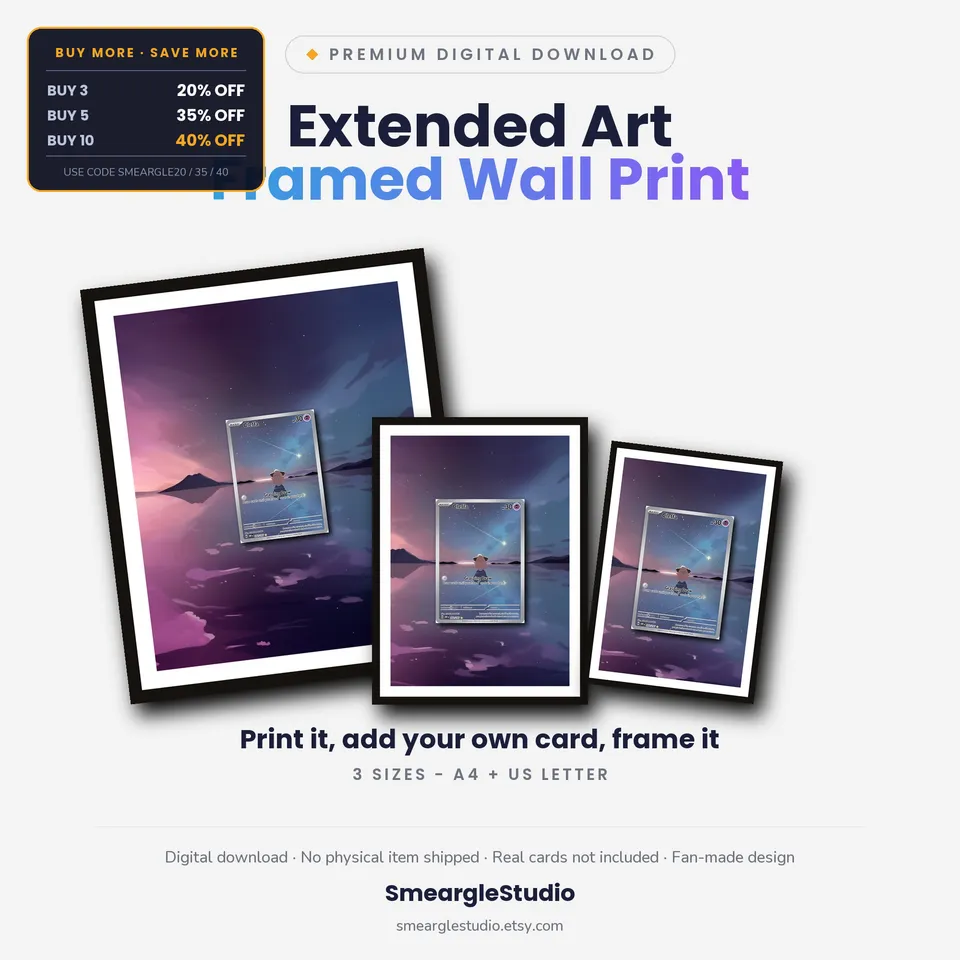 Cleffa frame print