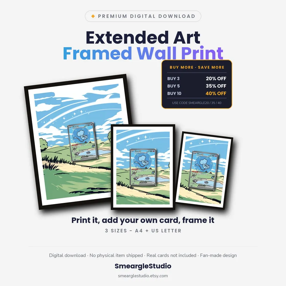 Mew ex frame print