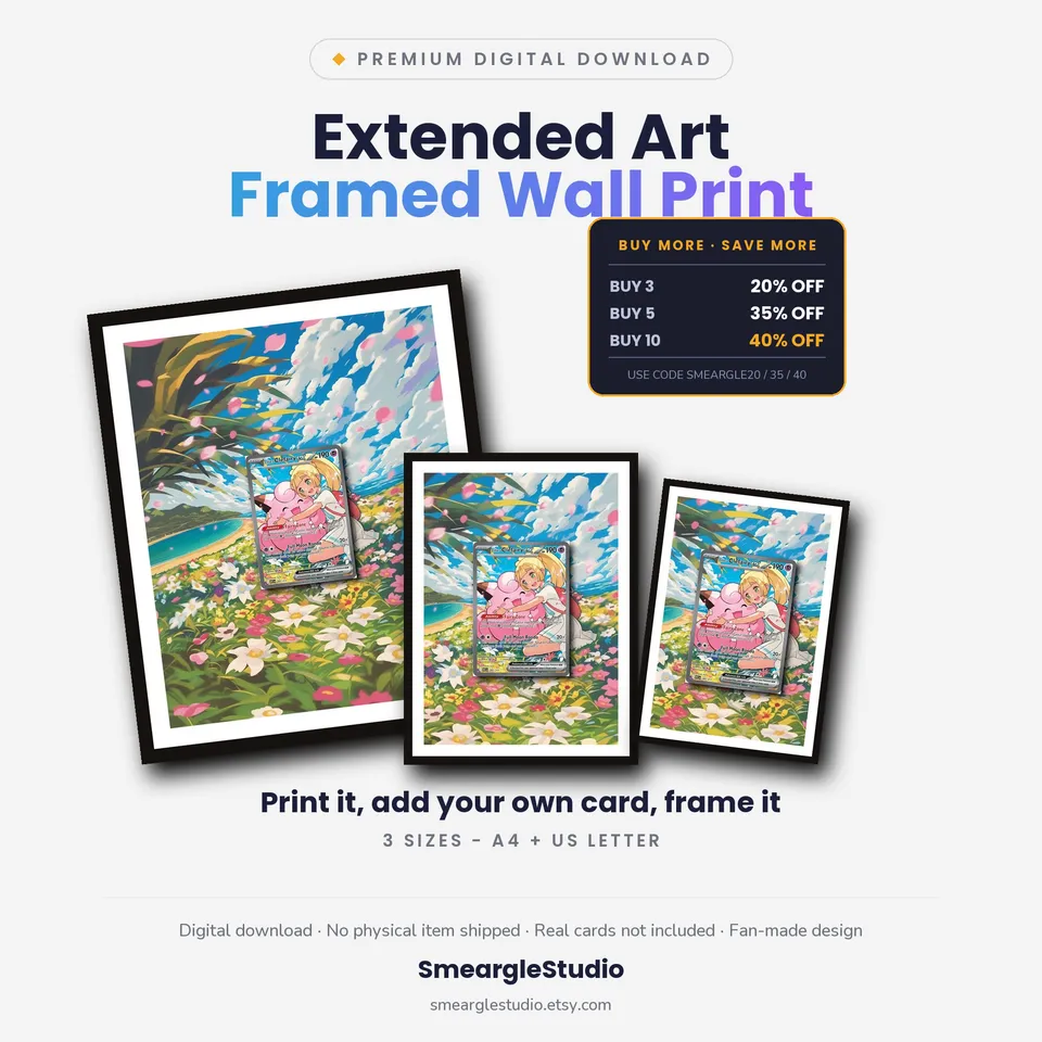 Lillie's Clefairy ex frame print