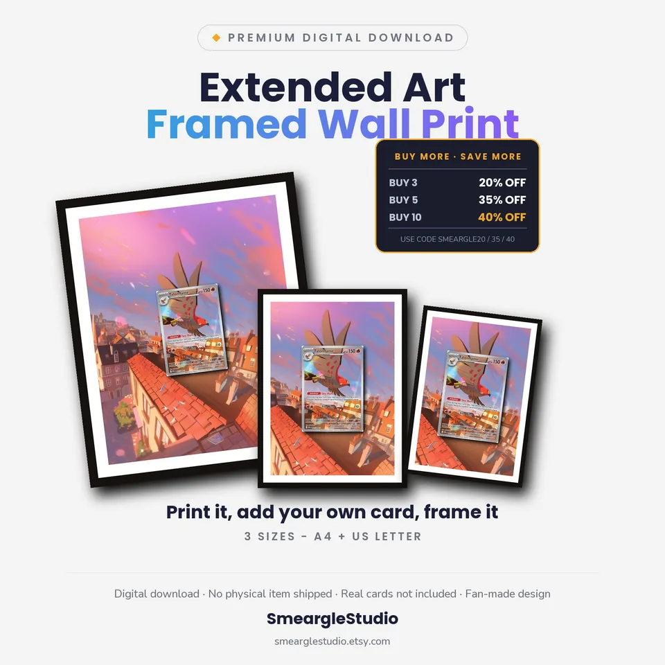 Talonflame frame print