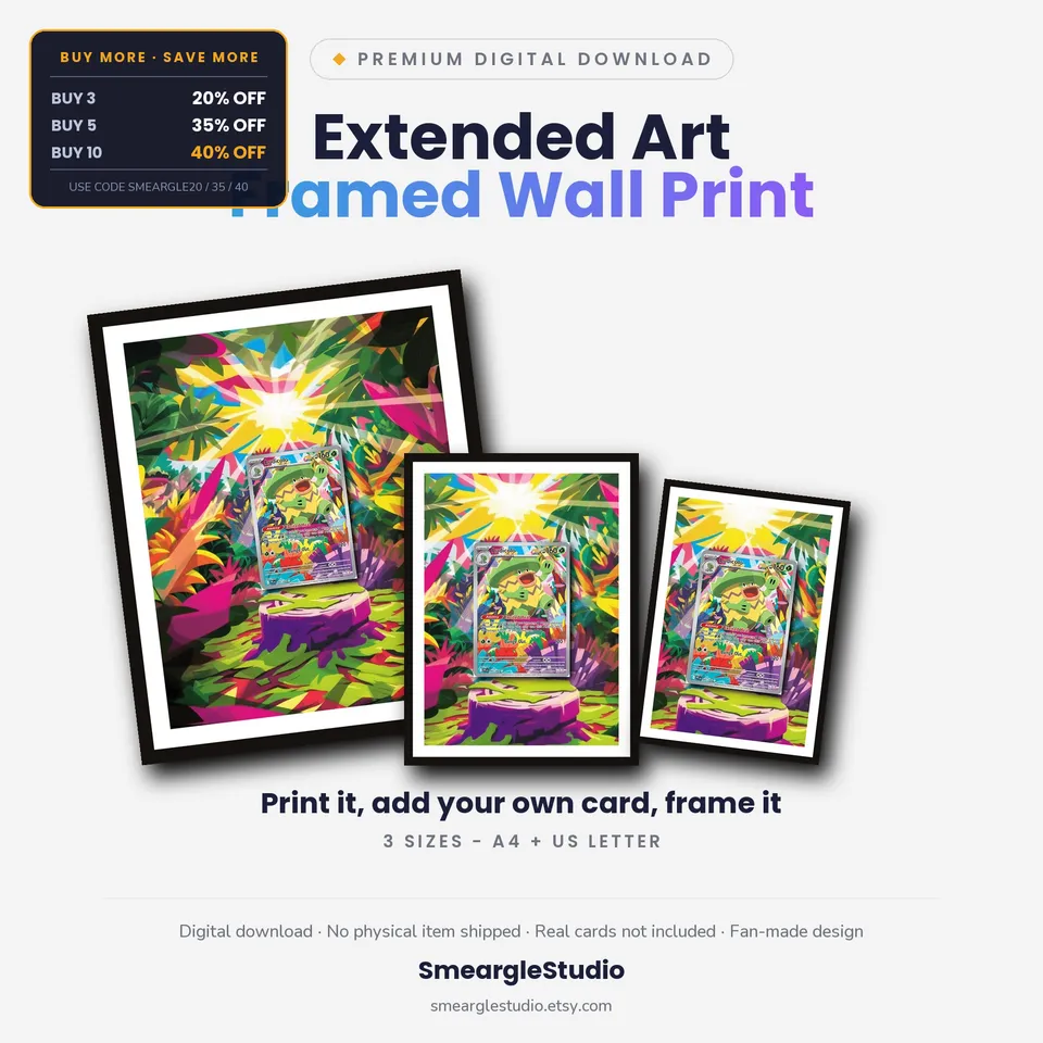 Ludicolo frame print