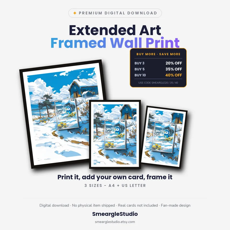Piplup frame print