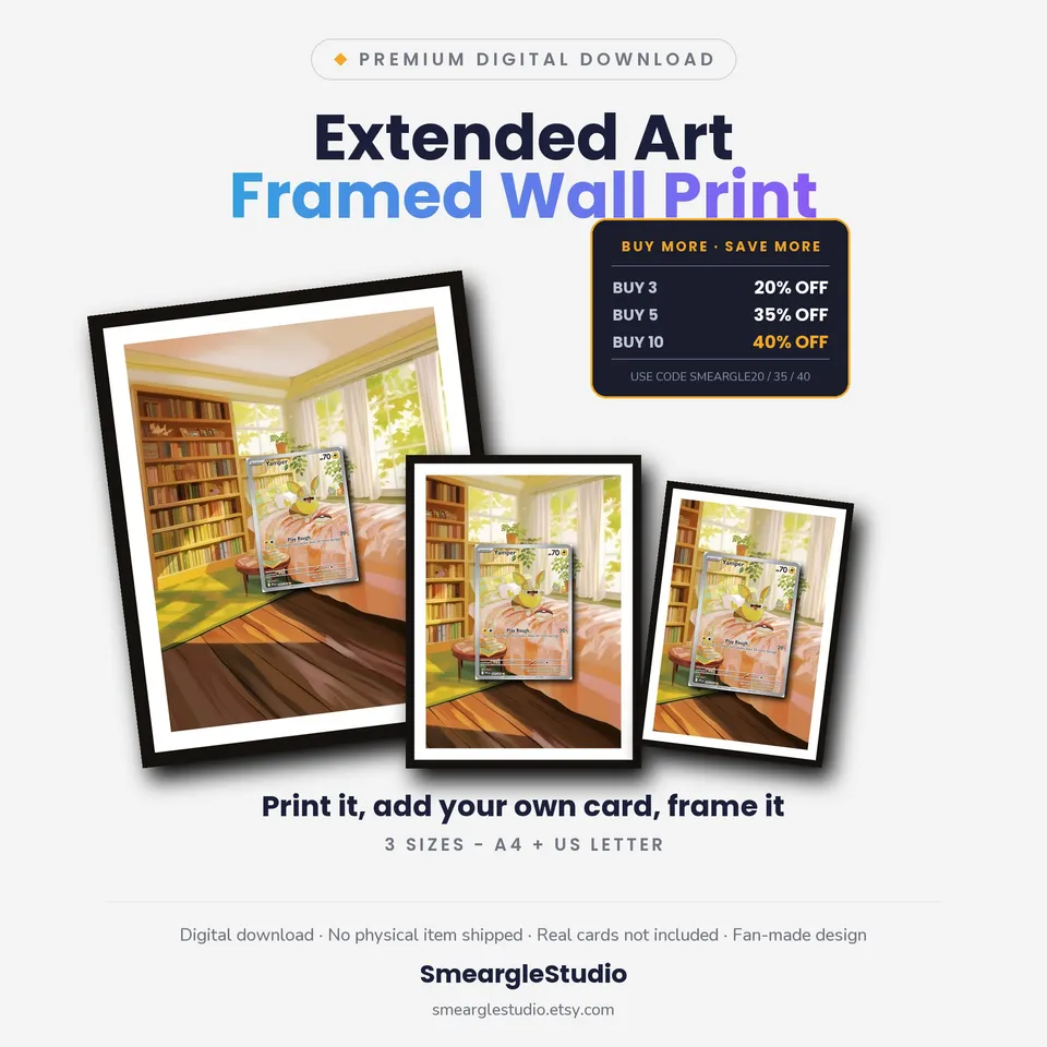 Yamper frame print