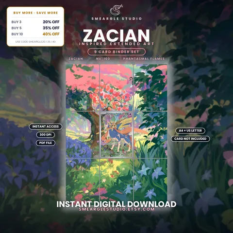 Zacian extended binder art