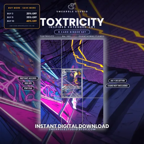 Toxtricity extended binder art