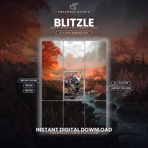 Blitzle extended binder art