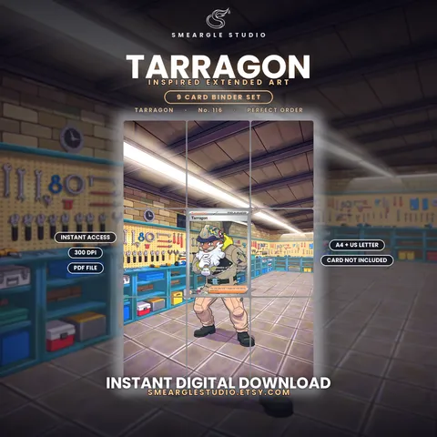 Tarragon extended binder art