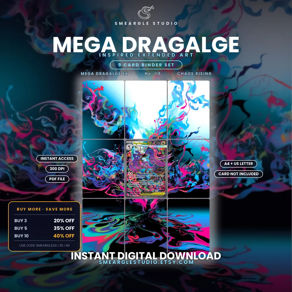 Mega Dragalge ex extended binder art
