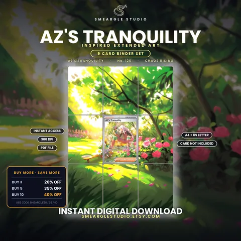 AZ's Tranquility extended binder art