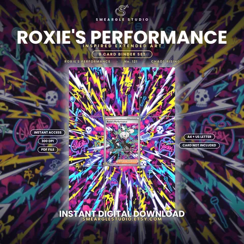 Roxie's Performance extended binder art