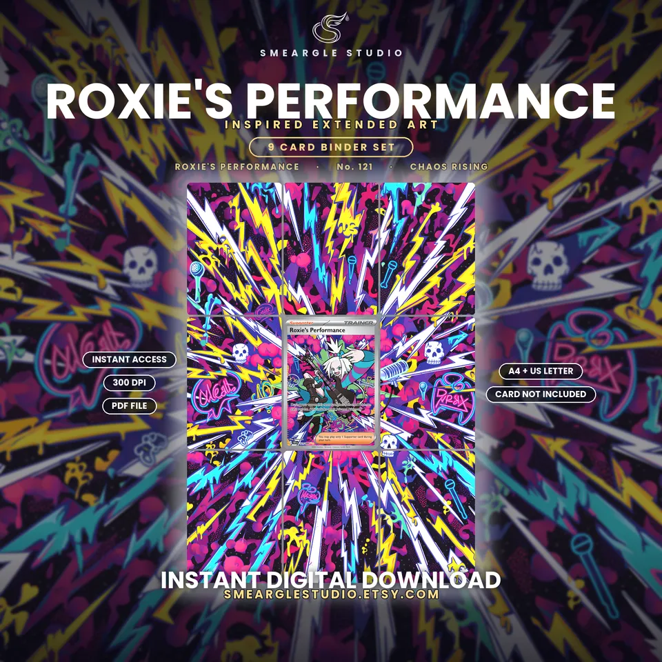 Roxie's Performance extended binder art