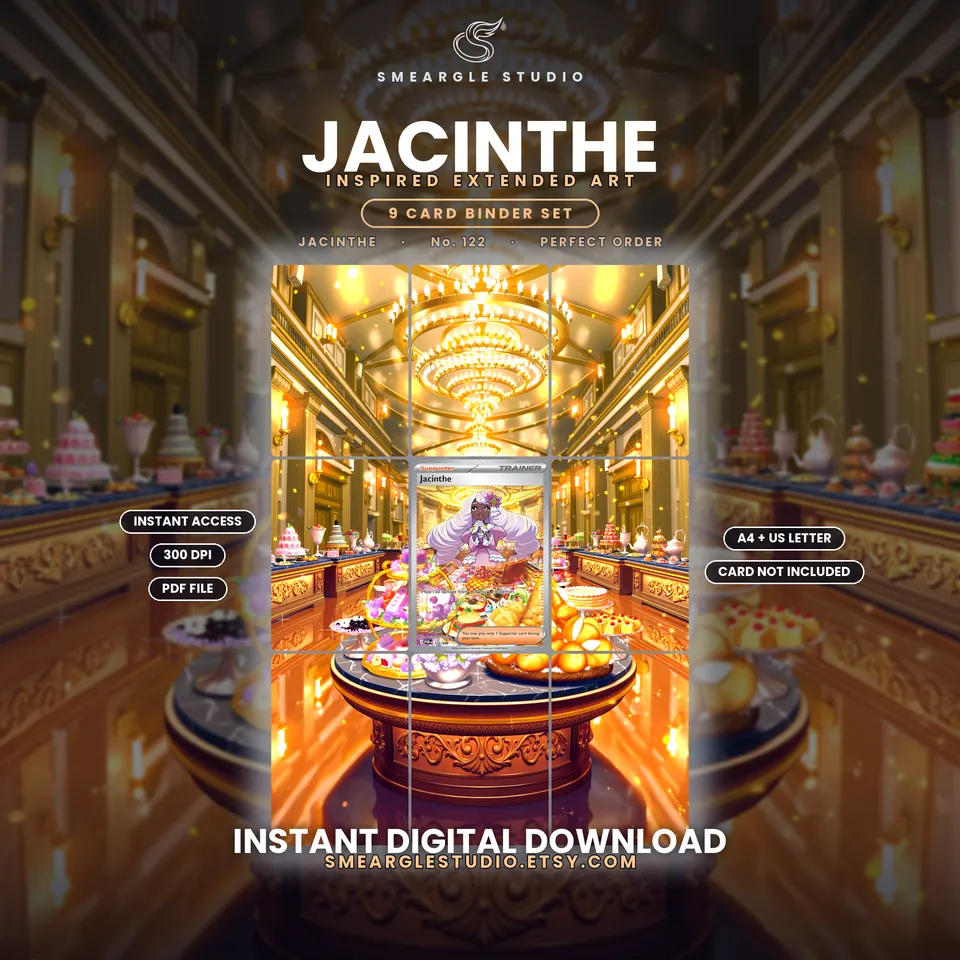 Jacinthe extended binder art