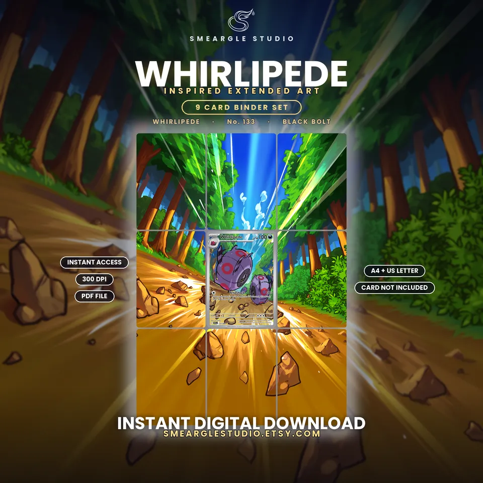 Whirlipede extended binder art