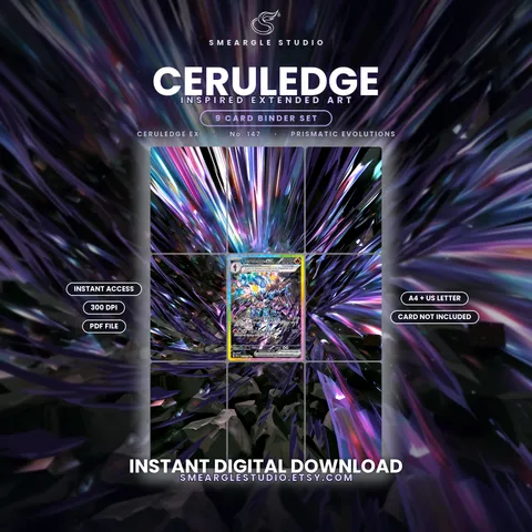 Ceruledge ex extended binder art