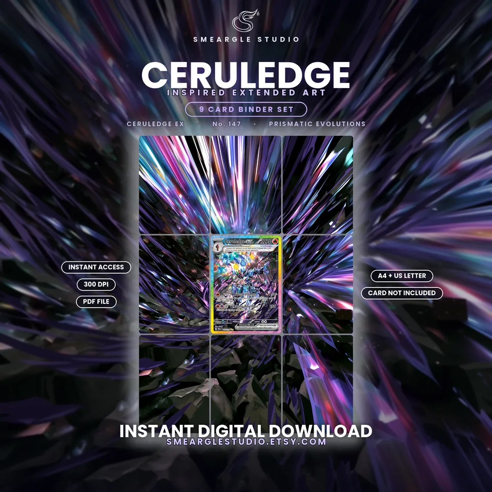 Ceruledge ex extended binder art