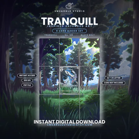 Tranquill extended binder art