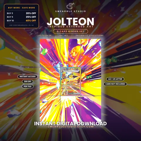 Jolteon ex extended binder art
