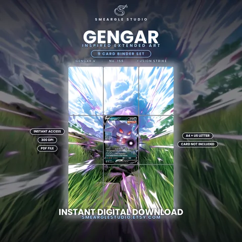 Gengar V extended binder art