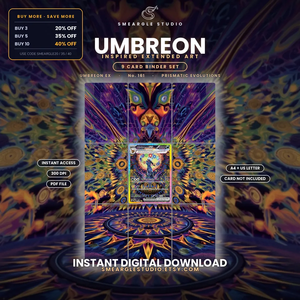 Umbreon ex extended binder art