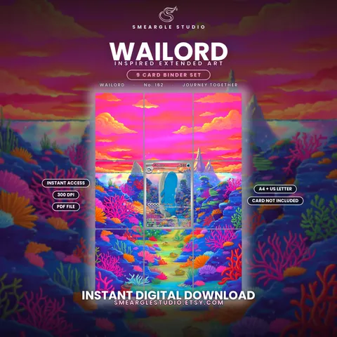 Wailord extended binder art