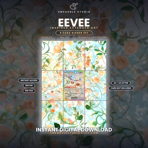 Eevee ex extended binder art