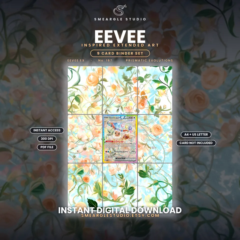 Eevee ex extended binder art