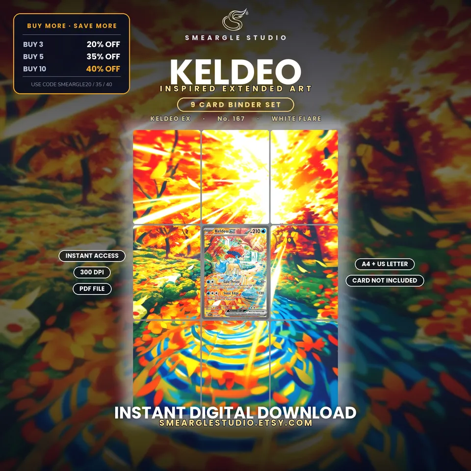 Keldeo ex extended binder art