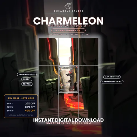 Charmeleon extended binder art
