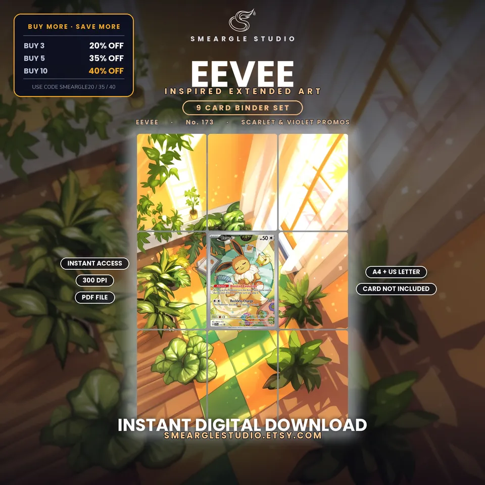 Eevee extended binder art