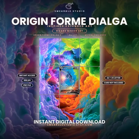 Origin Forme Dialga V extended binder art