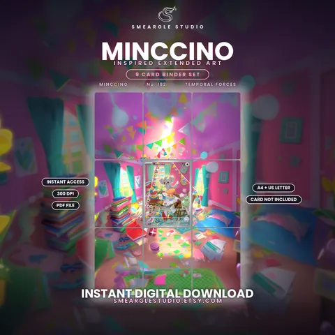 Minccino extended binder art