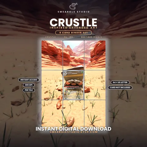 Crustle extended binder art