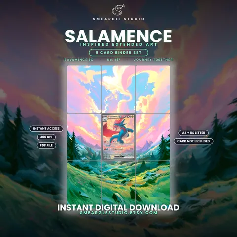 Salamence ex extended binder art