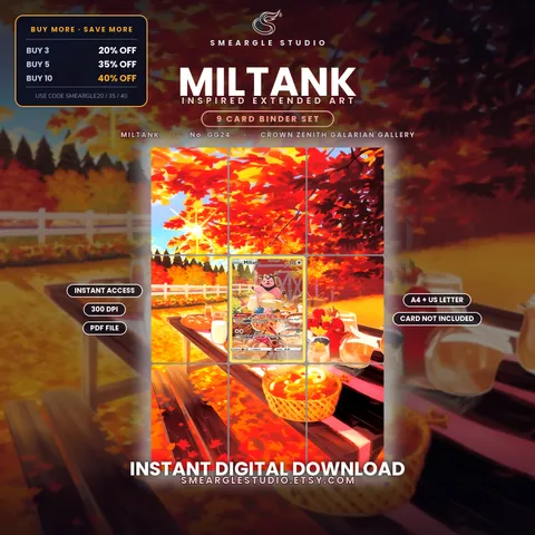 Miltank extended binder art