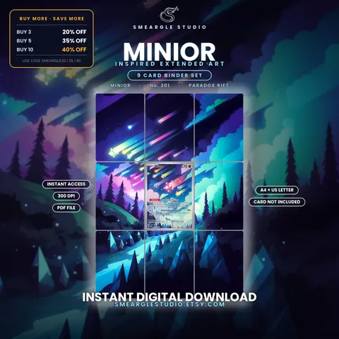 Minior extended binder art