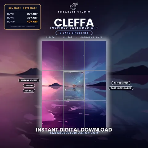 Cleffa extended binder art