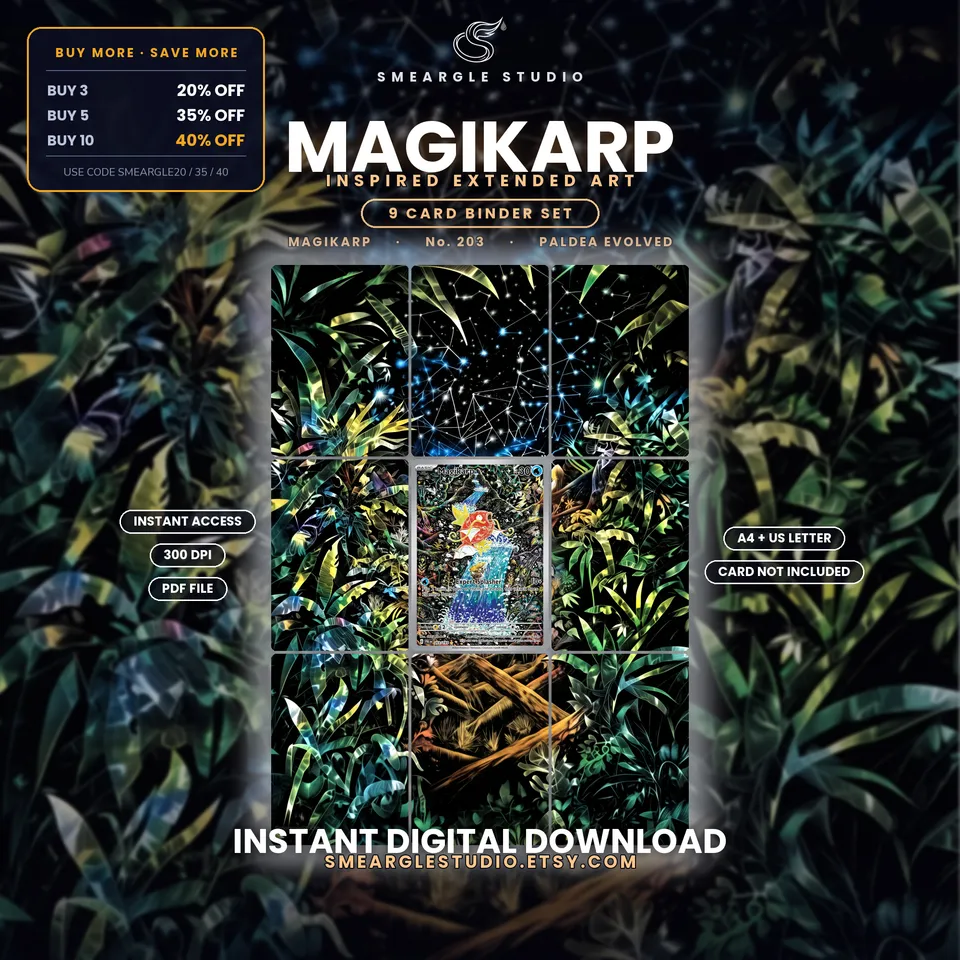 Magikarp extended binder art