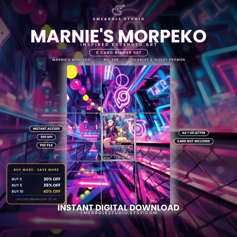 Marnie's Morpeko extended binder art