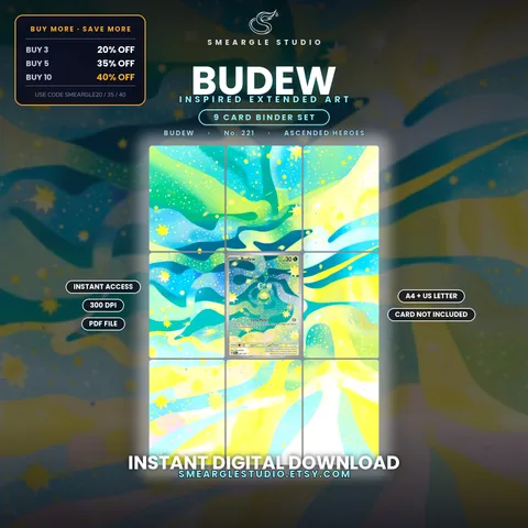 Budew extended binder art
