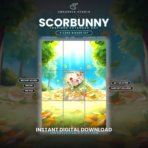 Scorbunny extended binder art