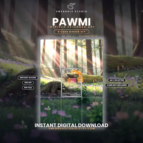 Pawmi extended binder art