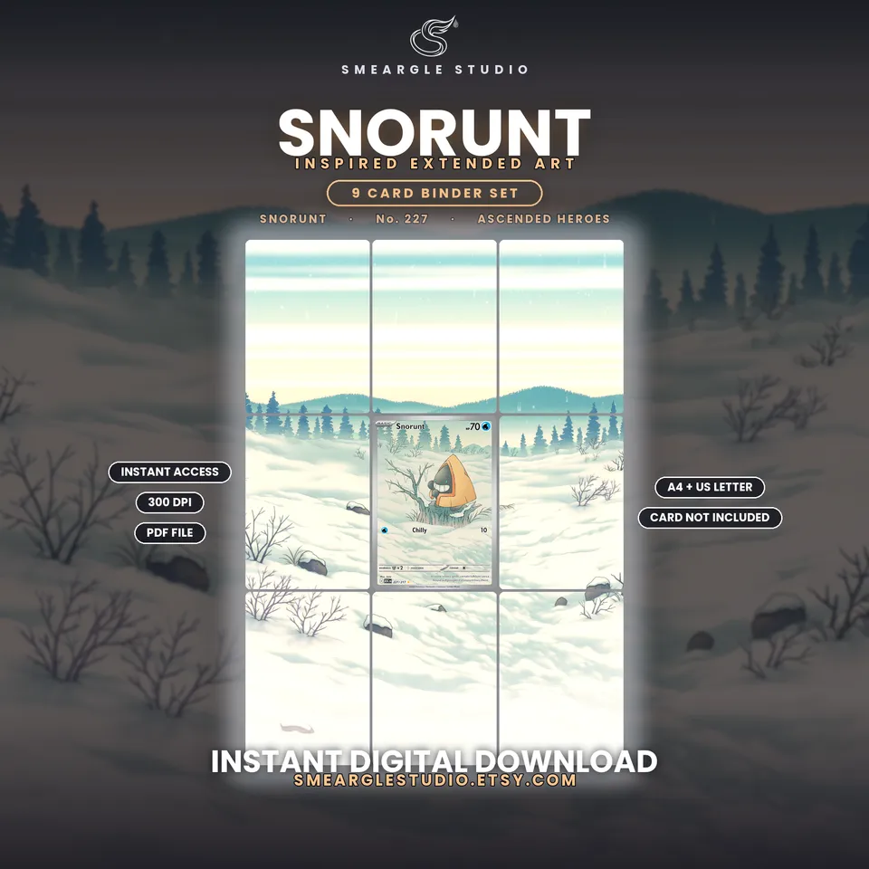 Snorunt extended binder art