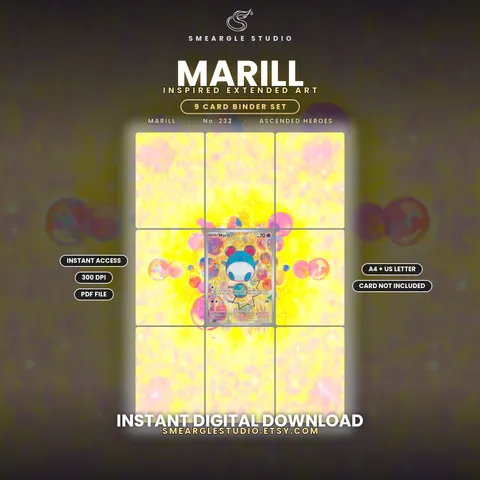 Marill extended binder art