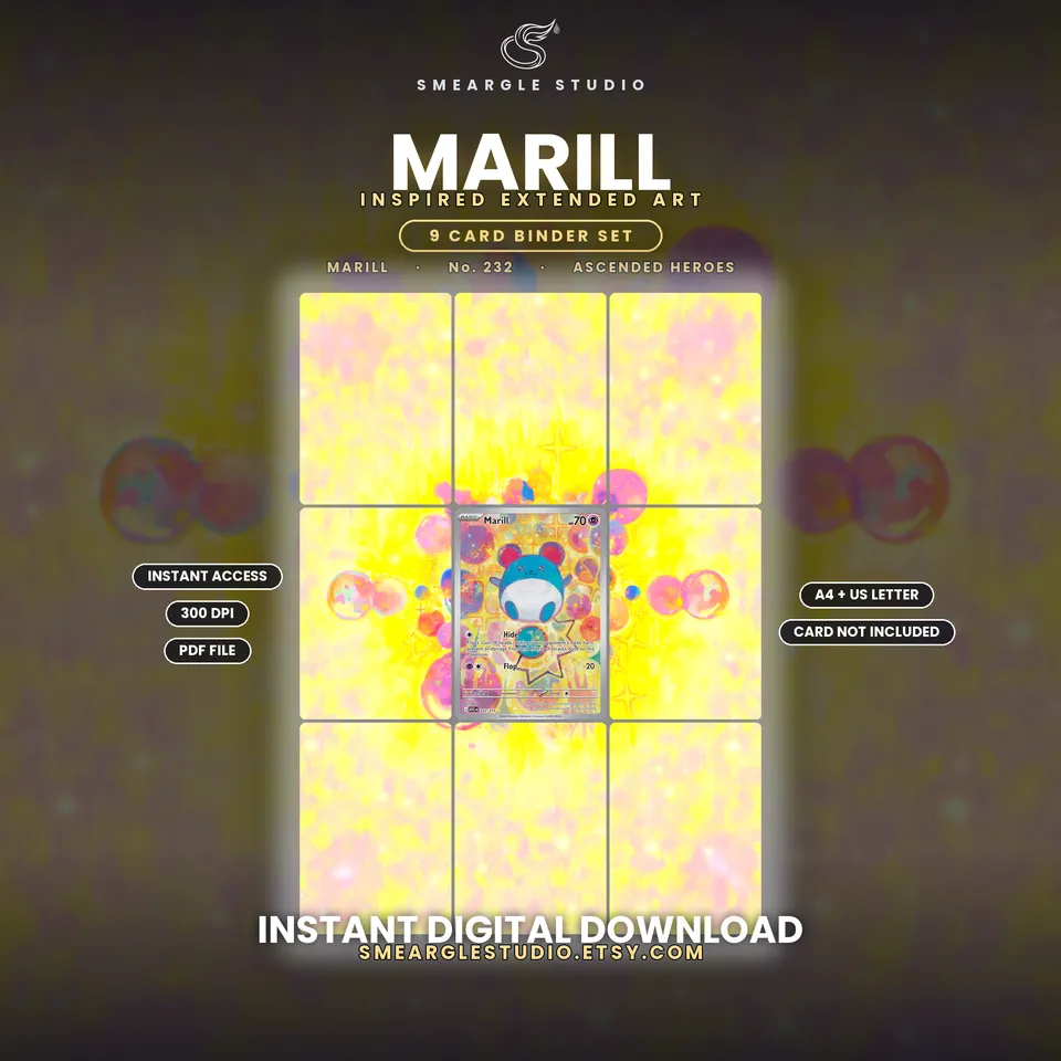 Marill extended binder art