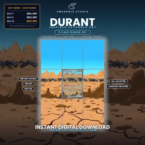 Durant ex extended binder art