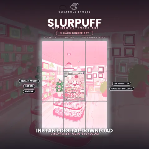 Slurpuff extended binder art